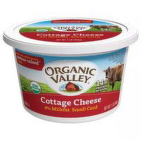 Organic Valley Cottage Cheese 4% Milkfat Small Curd, 16 Ounce