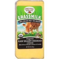 Organic Valley Raw Sharp Cheddar Cheese, 8 Ounce