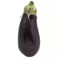 Organic Round Eggplant, Local, 2 Pound