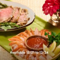 Chef-Made Certified Angus Beef Holiday Striploin Roast Dinner with Poached Shrimp, 1 Each