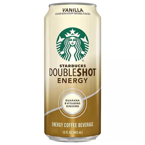 Starbucks Double Shot Vanilla Energy Coffee, 15 Fl Oz