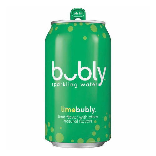 Bubly Lime Single Can