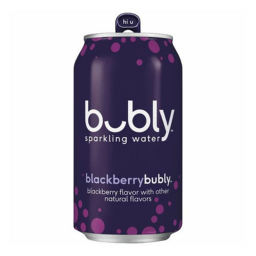 Bubly Blackberry Single Can