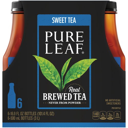 Pure Leaf Brewed Sweet Tea, Bottles (Pack of 6)