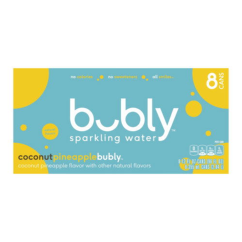 Bubly Coconut Pineapple (8-pack)