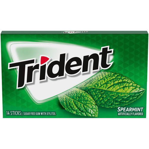 Trident Sugar Free Gum, Spearmint