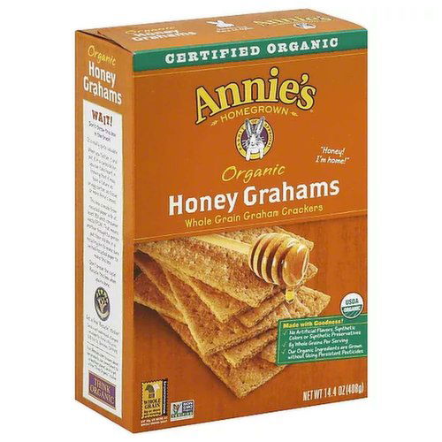 Annie's Organic Honey Graham Cracker Bricks 14.4 Oz