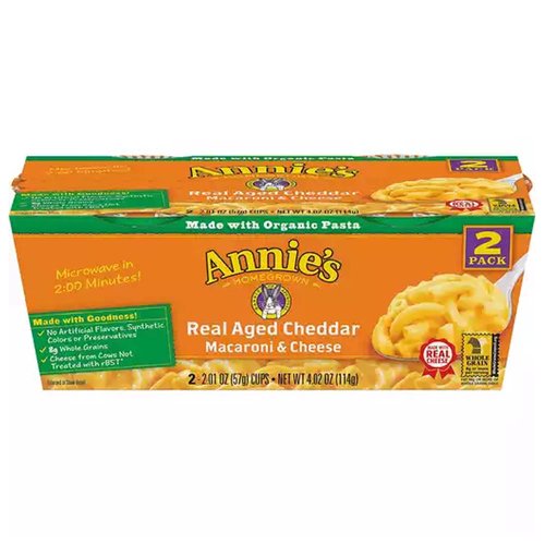 Annie's Microwavable Mac & Cheese, Real Aged Cheddar