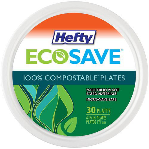 Hefty EcoSave Plates, 6.75"