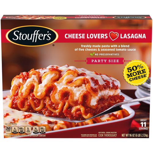 Stouffer's Cheese Lovers Lasagna