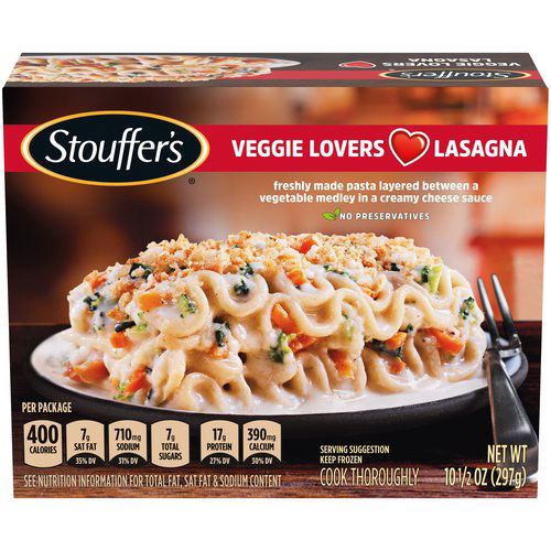 Stouffer's Lasagna, Veggie Lover, Frozen