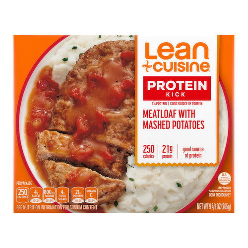 Lean Cuisine Meatloaf with Mashed Potatoes