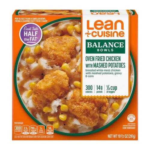 Lean Cuisine Bowls Fried Chicken Mashed Potatoes