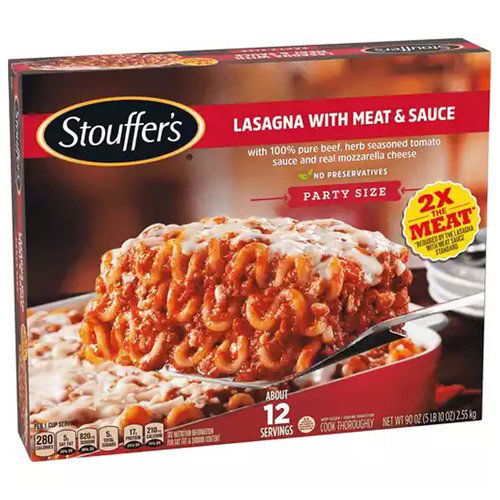 Stouffer's Lasagna with Meat & Sauce, Party Size