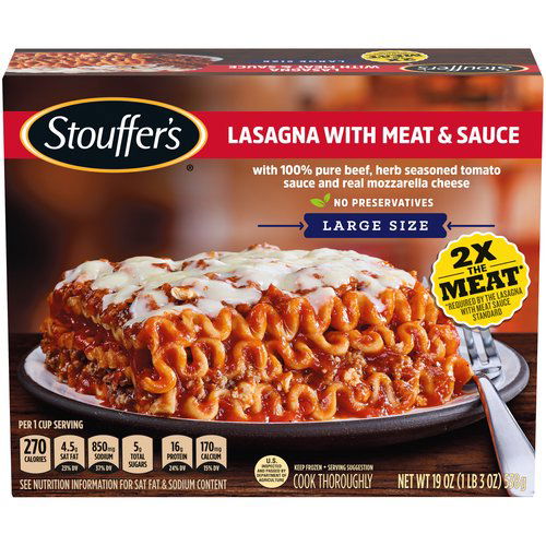 Stouffer's Lasagna with Meat & Sauce, Large Size