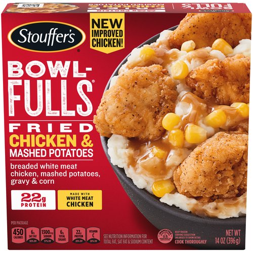 Stouffer's Bowl Fried Chicken & Mashed Potatoes