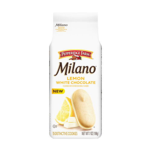 Pepperidge Farm Milano White Chocolate Lemon Flavored Cookies
