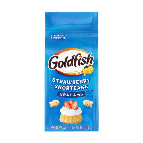 Pepperidge Farm Goldfish Grahams Strawberry Shortcake Flavored Baked Snack Crackers