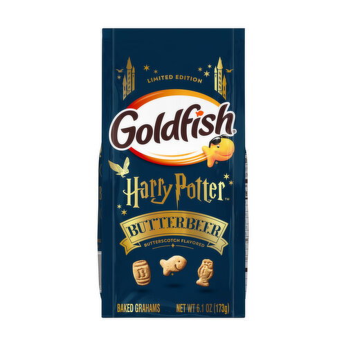 Goldfish Harry Potter Butterbeer Butterscotch Flavored Baked Grahams