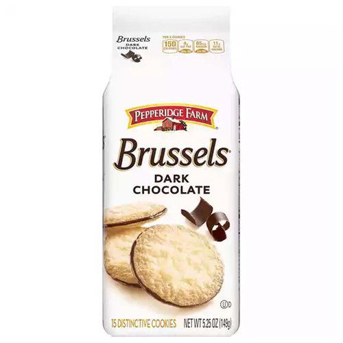 Pepperidge Farm Brussels Cookies, Dark Chocolate