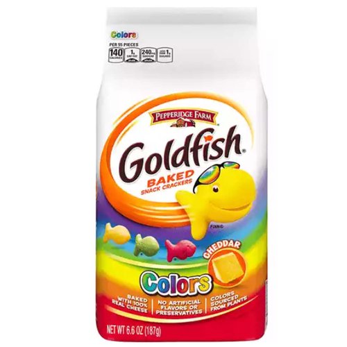 Pepperidge Farm Cheddar Goldfish Colors Crackers