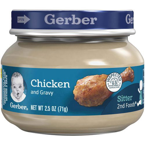 Gerber 2nd Baby Food, Chicken & Chicken Gravy