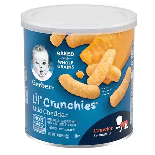 Gerber Graduates Lil' Crunchies, Mild Cheddar