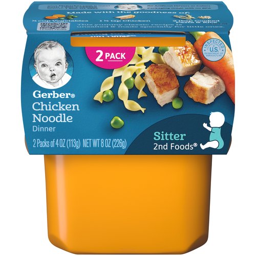 Gerber 2nd Baby Food, Chicken Noodle Dinner