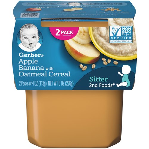 Gerber 2nd Baby Food, Applesauce Banana