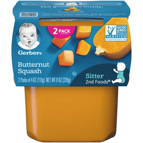 Gerber 2nd Baby Food, Butternut Squash 