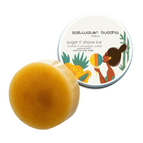 Saltwater Buddha Maui Sugar 'n Shave Ice Soap