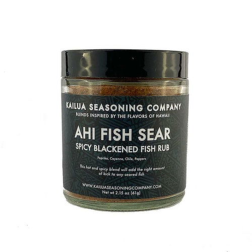 Kailua Season Ke Ahi Fish Sear Spice Jar