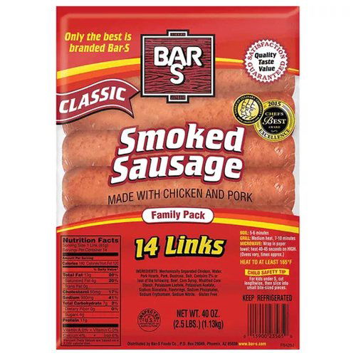 Bar S Smoked Sausage