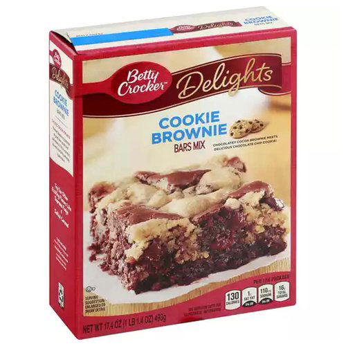 Betty Crocker Delights Bars Mix, Cookie Brownie