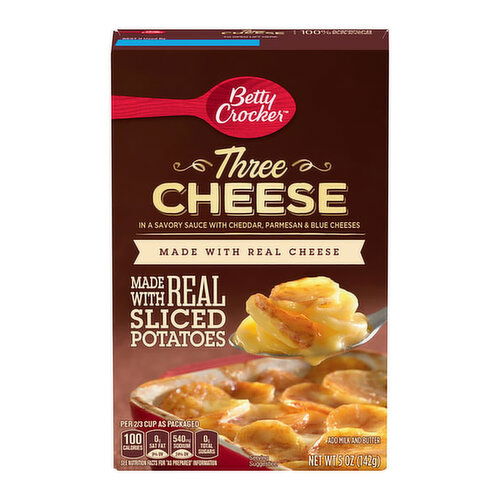 Betty Crocker Skin On Potato 3-cheese