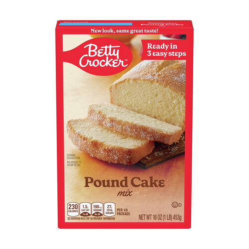 Betty Crocker Golden Pound Cake Mix