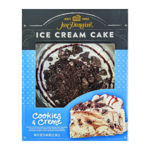 Jon Donaire Cookies & Cream Ice Cream Cake