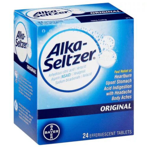 Alka Seltzer Original W/aspirn