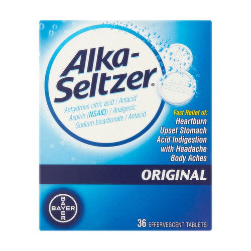 Alka-Seltzer Original Effervescent Tablets