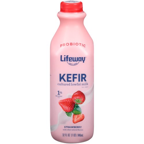 Lifeway Kefir Cultured Low-fat Milk, Strawberry