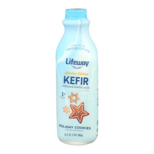 Lifeway Holiday Cookies Kefir Limited Edition