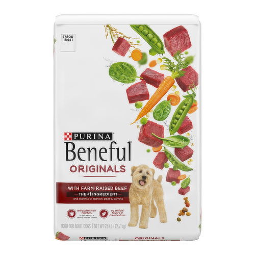 Beneful Originals with Farm-Raised Beef Food for Adult Dogs