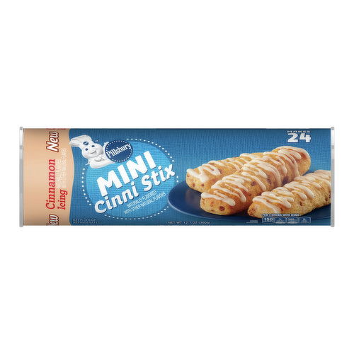 Pillsbury Cinnamon Icing Mini Cinni Stix, 24ct