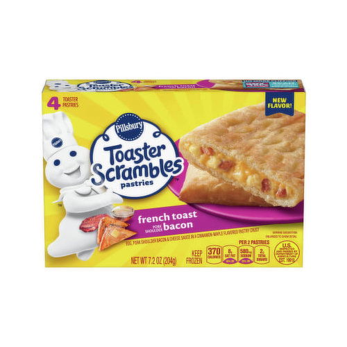 Pillsbury Toaster Scrambles French Toast & Bacon (4-pack)