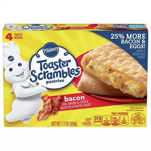 Pillsbury Toaster Scramble Eggs & Bacon