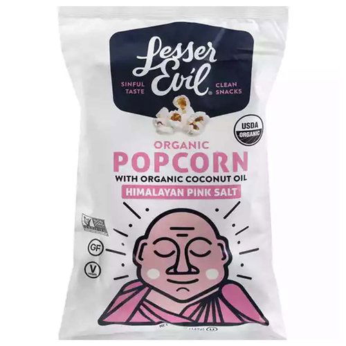 Lesser Evil Himalayan Pink Salt Popcorn