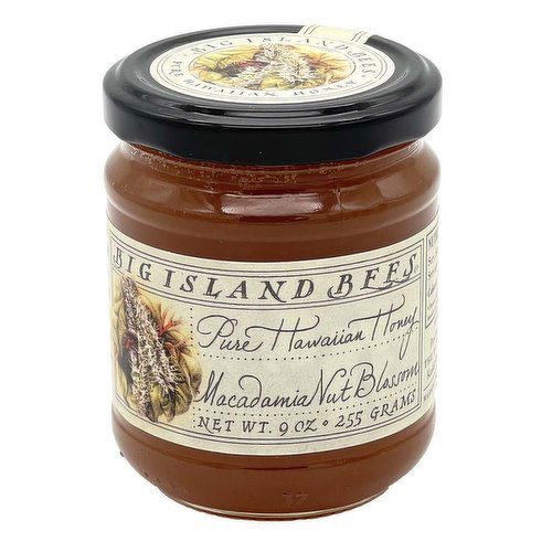 Big Island Bees Organic Honey, Macadamia Nut Blossom