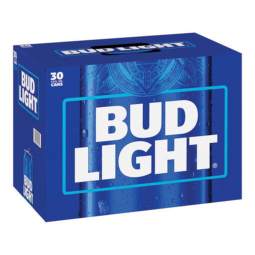 Bud Light Beer, Cans (Pack of 30)