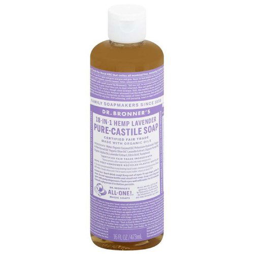 Dr. Bronner's Pure-Castile Lavender Liquid Soap