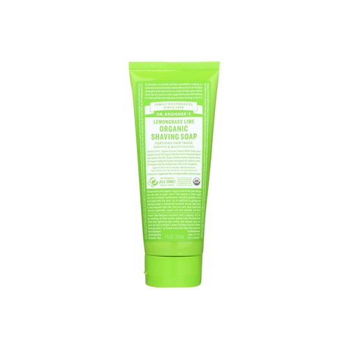 Dr. Bronner's Shaving Soap, Organic Lemongrass Lime